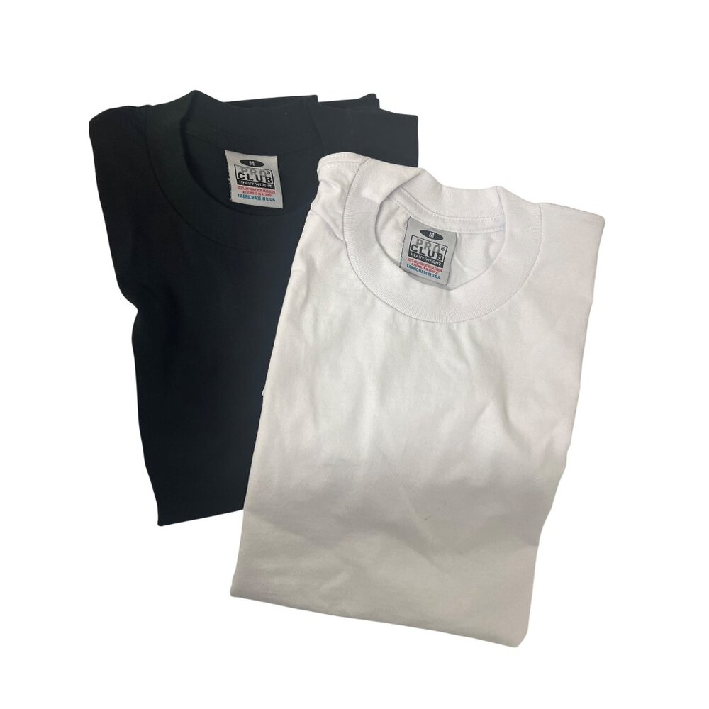 Pro Club Bundle of 2 Heavyweight 100% Cotton T-Shirts